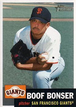 #101 Boof Bonser - San Francisco Giants - 2002 Topps Heritage Baseball