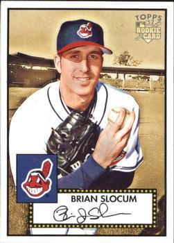 #101 Brian Slocum - Cleveland Indians - 2006 Topps 1952 Edition Baseball