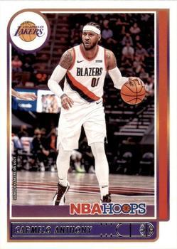 #101 Carmelo Anthony - Los Angeles Lakers - 2021-22 Hoops Basketball
