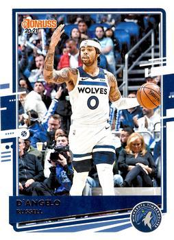 #101 D'Angelo Russell - Minnesota Timberwolves - 2020-21 Donruss Basketball