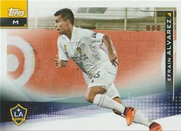 #101 Efrain Alvarez - Los Angeles Galaxy - 2021 Topps MLS Soccer