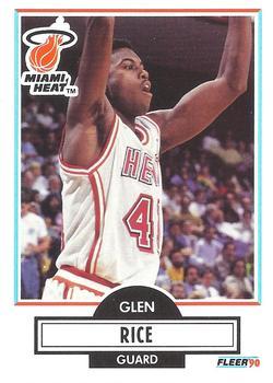 #101 Glen Rice - Miami Heat - 1990-91 Fleer Basketball