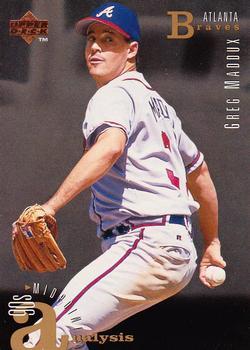 #101 Greg Maddux - Atlanta Braves - 1995 Upper Deck Baseball