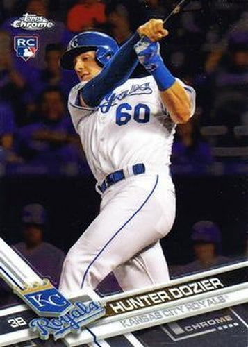 #101 Hunter Dozier - Kansas City Royals - 2017 Topps Chrome Baseball