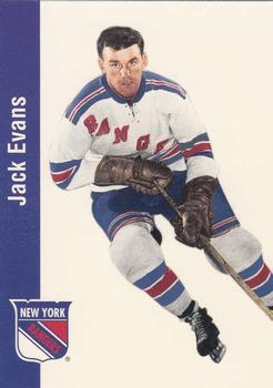 #101 Jack Evans - New York Rangers - 1994 Parkhurst Missing Link 1956-57 Hockey