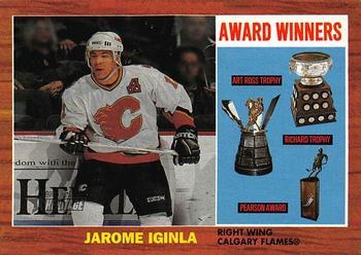 #101 Jarome Iginla - Calgary Flames - 2002-03 Topps Heritage Hockey