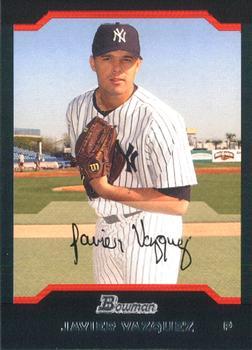 #101 Javier Vazquez - New York Yankees - 2004 Bowman Baseball