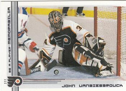 #101 John Vanbiesbrouck - Philadelphia Flyers - 2000-01 Be a Player Memorabilia Hockey