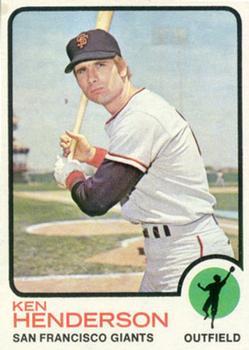 #101 Ken Henderson - San Francisco Giants - 1973 Topps Baseball