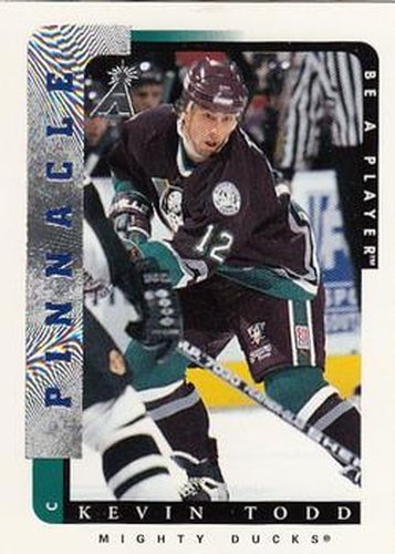 #101 Kevin Todd - Anaheim Mighty Ducks - 1996-97 Pinnacle Be a Player Hockey