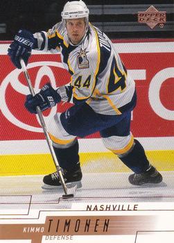 #101 Kimmo Timonen - Nashville Predators - 2000-01 Upper Deck Hockey