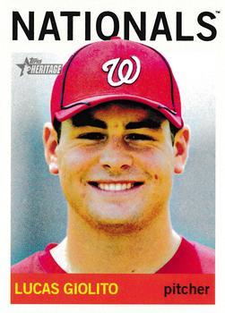 #101 Lucas Giolito - GCL Nationals - 2013 Topps Heritage Minor League Baseball
