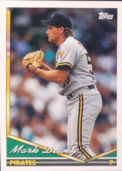 #101 Mark Dewey - Pittsburgh Pirates - 1994 Topps Baseball