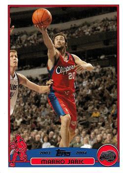 #101 Marko Jaric - Los Angeles Clippers - 2003-04 Topps Basketball
