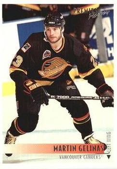 #101 Martin Gelinas - Vancouver Canucks - 1994-95 Topps Premier Hockey