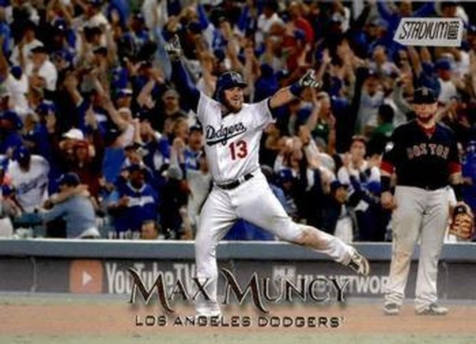 #101 Max Muncy - Los Angeles Dodgers - 2019 Stadium Club Baseball