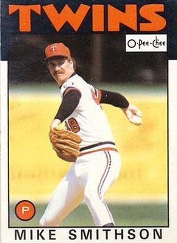 #101 Mike Smithson - Minnesota Twins - 1986 O-Pee-Chee Baseball