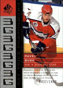 #101 Pavel Bure - - 2002-03 SP Authentic Hockey