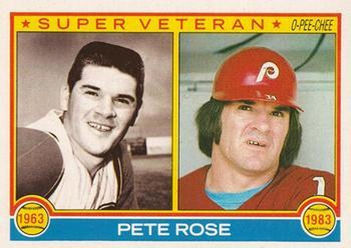 #101 Pete Rose - Cincinnati Reds / Philadelphia Phillies - 1983 O-Pee-Chee Baseball