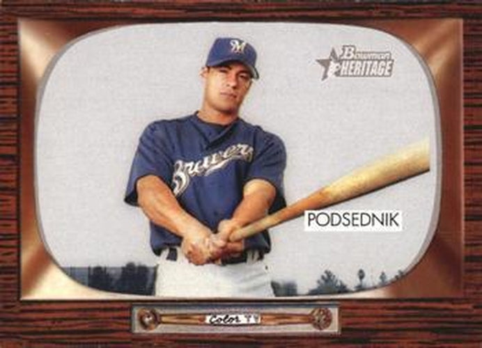 #101 Scott Podsednik - Milwaukee Brewers - 2004 Bowman Heritage Baseball
