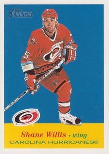 #101 Shane Willis - Carolina Hurricanes - 2001-02 Topps Heritage Hockey