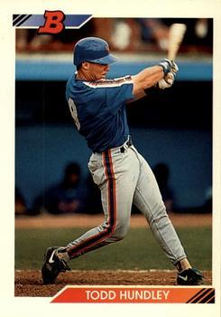#101 Todd Hundley - New York Mets - 1992 Bowman Baseball