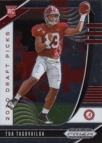 #101 Tua Tagovailoa- Alabama Crimson Tide - 2020 Panini Prizm Draft Picks Football