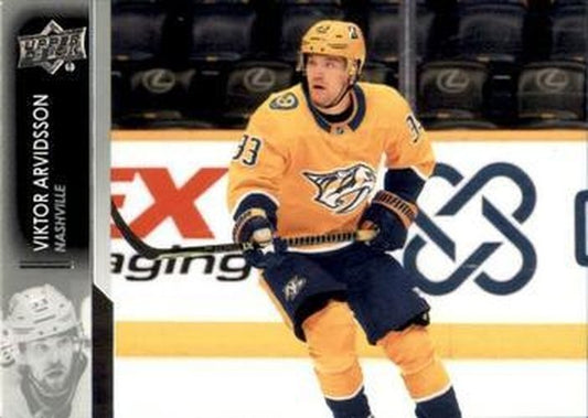 #101 Viktor Arvidsson - Nashville Predators - 2021-22 Upper Deck Hockey