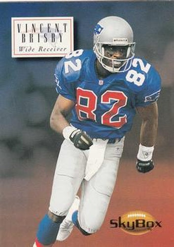 #101 Vincent Brisby - New England Patriots - 1994 SkyBox Premium Football