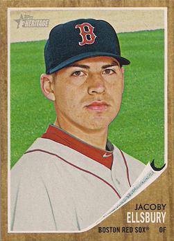 #101 Jacoby Ellsbury - Boston Red Sox - 2011 Topps Heritage Baseball