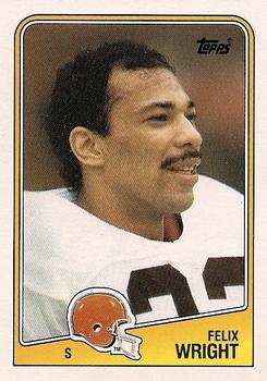 #101 Felix Wright - Cleveland Browns - 1988 Topps Football