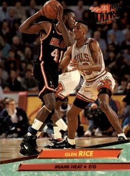 #101 Glen Rice - Miami Heat - 1992-93 Ultra Basketball