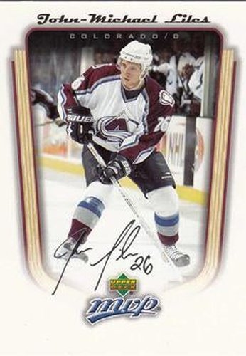 #101 John-Michael Liles - Colorado Avalanche - 2005-06 Upper Deck MVP Hockey