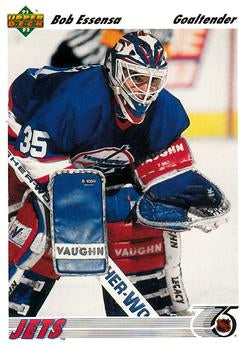 #101 Bob Essensa - Winnipeg Jets - 1991-92 Upper Deck Hockey