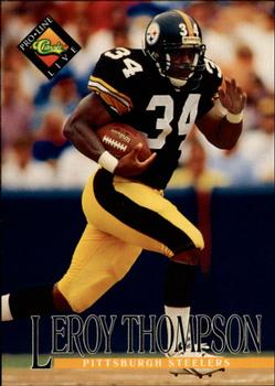 #101 Leroy Thompson - Pittsburgh Steelers - 1994 Pro Line Live Football