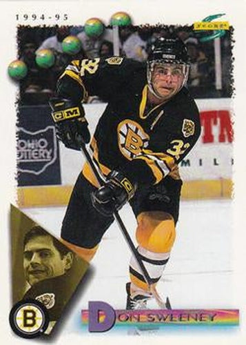 #101 Don Sweeney - Boston Bruins - 1994-95 Score Hockey