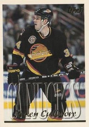 #101 Jassen Cullimore - Vancouver Canucks - 1995-96 Topps Hockey