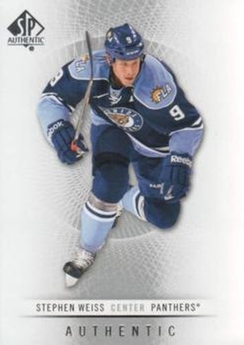 #101 Stephen Weiss - Florida Panthers - 2012-13 SP Authentic Hockey