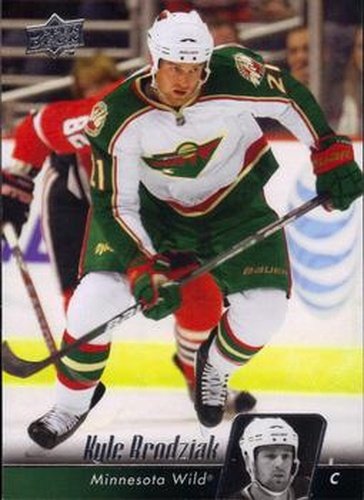 #101 Kyle Brodziak - Minnesota Wild - 2010-11 Upper Deck Hockey