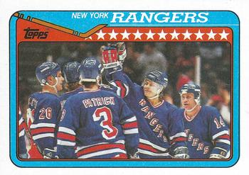 #101 New York Rangers - New York Rangers - 1990-91 Topps Hockey
