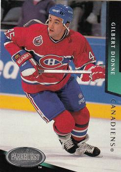 #101 Gilbert Dionne - Montreal Canadiens - 1993-94 Parkhurst Hockey