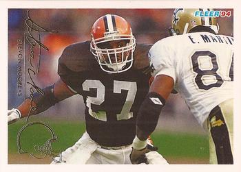 #101 Stevon Moore - Cleveland Browns - 1994 Fleer Football