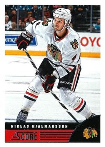 #101 Niklas Hjalmarsson - Chicago Blackhawks - 2013-14 Score Hockey