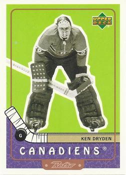 #101 Ken Dryden - Montreal Canadiens - 1999-00 Upper Deck Retro Hockey