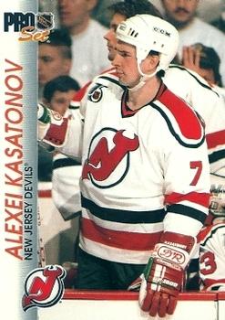 #101 Alexei Kasatonov - New Jersey Devils - 1992-93 Pro Set Hockey