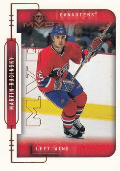 #101 Martin Rucinsky - Montreal Canadiens - 1999-00 Upper Deck MVP Hockey