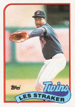 #101 Les Straker - Minnesota Twins - 1989 Topps Baseball