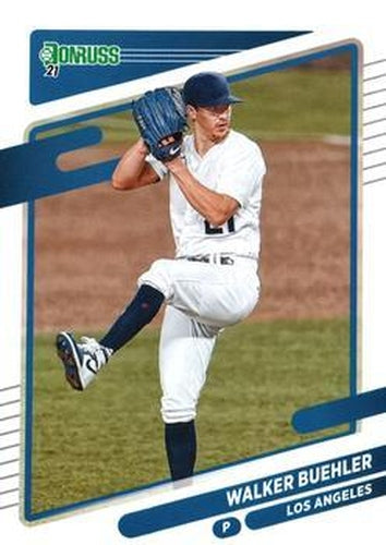 #101 Walker Buehler - Los Angeles Dodgers - 2021 Donruss Baseball