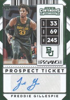 #101b Freddie Gillespie - Baylor Bears - 2020 Panini Contenders Draft Picks Basketball