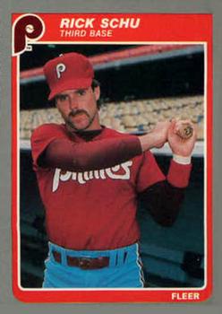 #U-100 Rick Schu - Philadelphia Phillies - 1985 Fleer Update Baseball